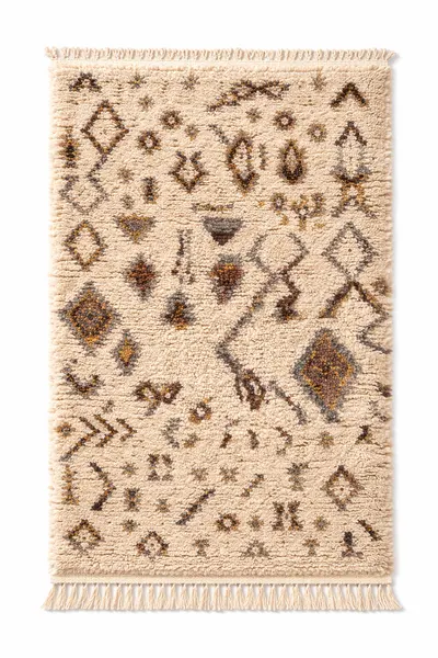 AYAR - Tapis Beni-Ouarain motifs abstrait 