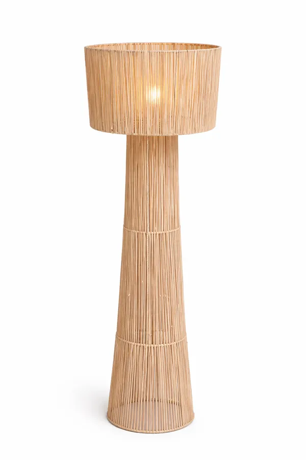 ESMA - Lampe tressée en raphia