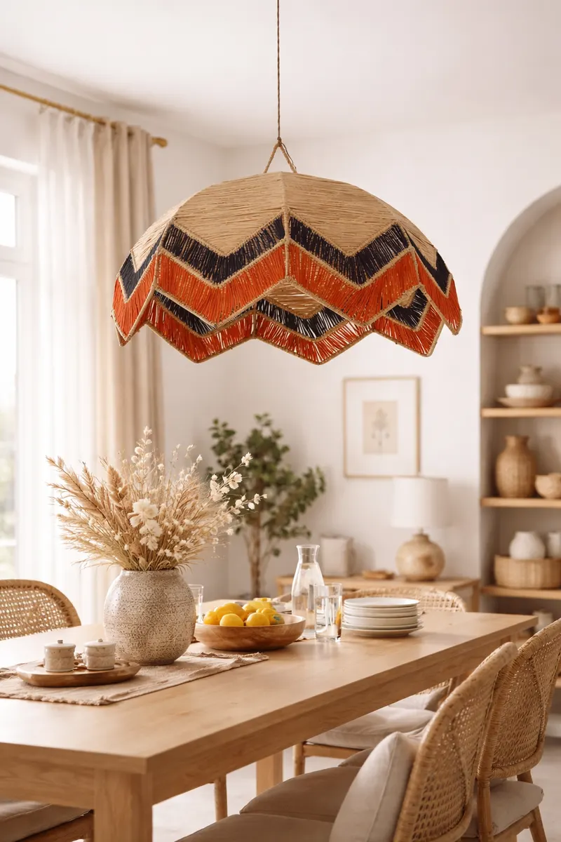 MARION - Suspension Raphia
