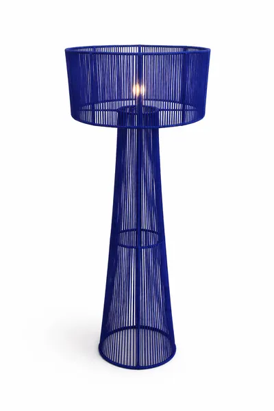 MAJORELLE - Lampe en corde de nylon Bleu majorelle