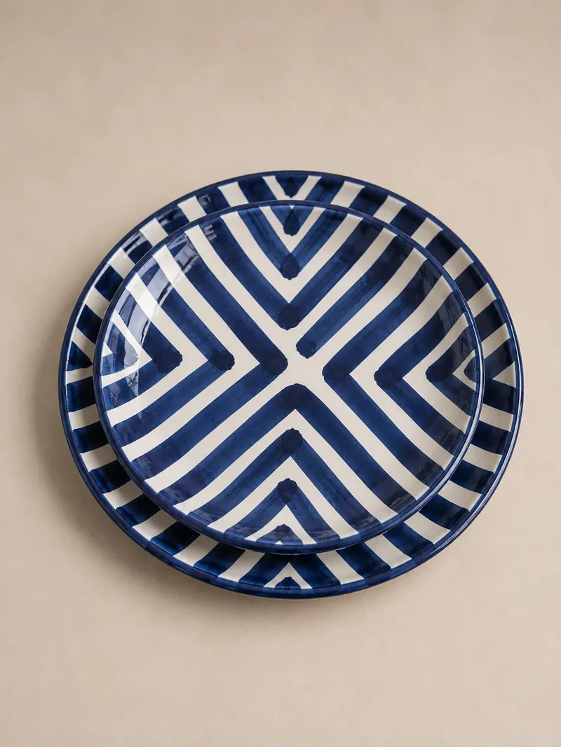 MARELLA - Moyenne assiette rayures 