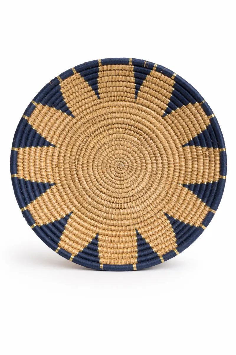 AYLIN - Plateau en feuille de palmier 