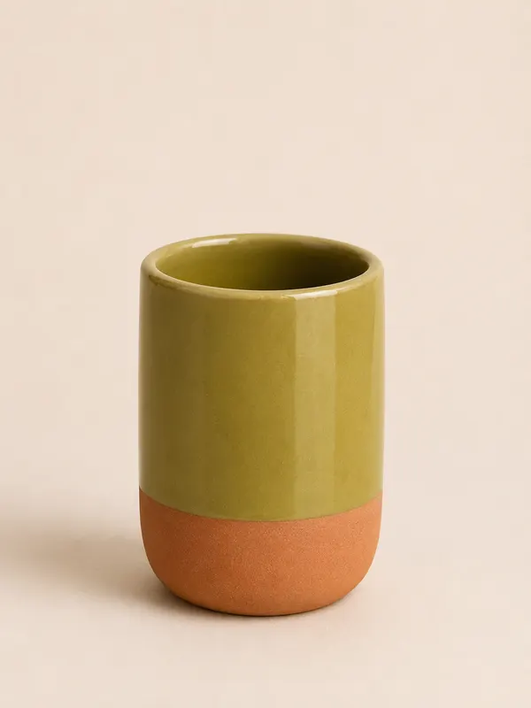 CAFÉ - Tasse en terre cuite Kaki